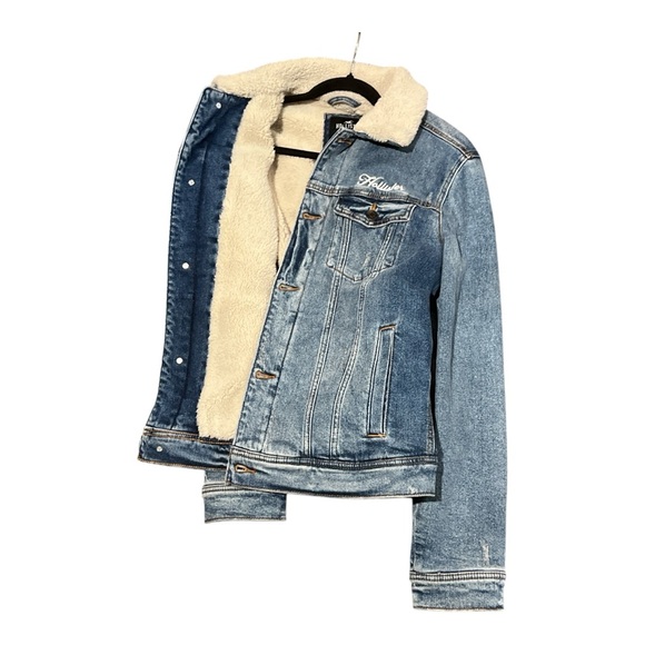 Hollister Denim Light Blue California Jacket Size M. New - Picture 10 of 11